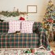 thumbnail image 5 of Juego de fundas de almohada navideñas de 45x45 cm (18x18 pulgadas) con diseño de árbol de Navidad. Almohadas rojas decorativas para el hogar, ideales para la decoración navideña de invierno., 5 of 6