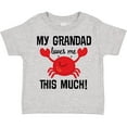 thumbnail image 3 of Inktastic Grandad Loves Me Grandchild Crab Boys or Girls Toddler T-Shirt, 3 of 5