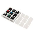 thumbnail image 2 of Mechanical Acrylic Keyboard Tester 9 Clear Plastic Keycap Sampler Replacement for Cherry MX Switches, 2 of 9