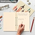 thumbnail image 4 of FORMRS 1-Subject Spiral Notebook 8" x 5" College Ruled 60 Refillable Sheet A5 Hard Cover, Flying Planes, 4 of 7