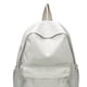 thumbnail image 1 of Bolsa Moda mujer de gran capacidad estilo preppy escuela mochila de color sólido JShteea Para Estrenar, 1 of 8