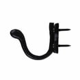 thumbnail image 4 of Cast Iron Wall Hook Elephant Trunk Rustic Coat Hook Design Renovators Supply, 4 of 12