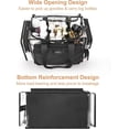 thumbnail image 3 of Kit profesional de bolsas cosméticas Relavel Clear con 2 bolsas, 3 of 8
