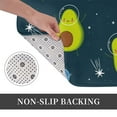 thumbnail image 3 of Kdxio Avocado in Space,16" x 24", Non-Slip Front Door Mats,Outdoor Welcome Mat Washable, 3 of 9