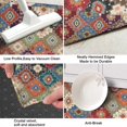 thumbnail image 3 of Orange Ethnic Rhombus Pattern Kitchen Rug Mat,Kitchen Runner Rugs Non Skid Washable,Decorative Kitchen Floor Mats for Kitchen,Sink,Laundry,17"X47", 3 of 5
