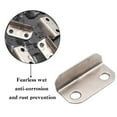 thumbnail image 5 of 10pcs Angled Drawer Lock Strike Plate Cabinet Cupboard Office Drawer L Shaped Strike Plate, 5 of 5