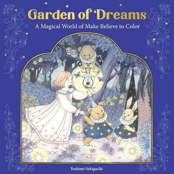 Garden of Dreams: A Magical World of Make Believe to Color, (Paperback)