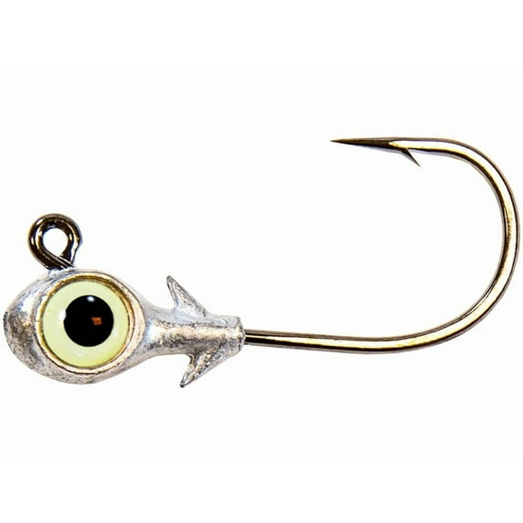 Z-Man Trout Eye Finesse 1/8oz Darter Jighead Glow