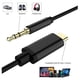 thumbnail image 4 of Cable auxiliar USB C a 3,5 mm, 3 pies, tipo C macho a conector de audio de 3,5 mm, adaptador auxiliar a USB-C, compatible con auriculares, altavoces y otros dispositivos USB-C sin puerto de 3,5 mm, 4 of 5