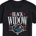 thumbnail image 3 of Marvel - Black Widow Collegiate - Men's Short Sleeve Graphic T-Shirt, 3 of 5