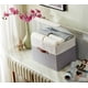 thumbnail image 2 of Caja de almacenamiento plegable DECOMOMO con tapa [paquete de 3] tela 38 x 28 x 2, 2 of 9