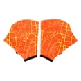 thumbnail image 2 of Guantes de natación con correa para Fitness acuático shamjiam Naranja M, 2 of 9