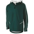 thumbnail image 3 of Holloway Sportswear 2XL Wizard Pullover Dark Green/White 229016, 3 of 4