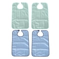 thumbnail image 1 of 4 Piezas De Adultos Impermeables Elder Mealtime Cloth Disability Aid Bibs, 1 of 9