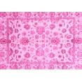 thumbnail image 1 of Ahgly Company Indoor Rectangle Oriental Pink Traditional Area Rugs, 4' x 6', 1 of 4