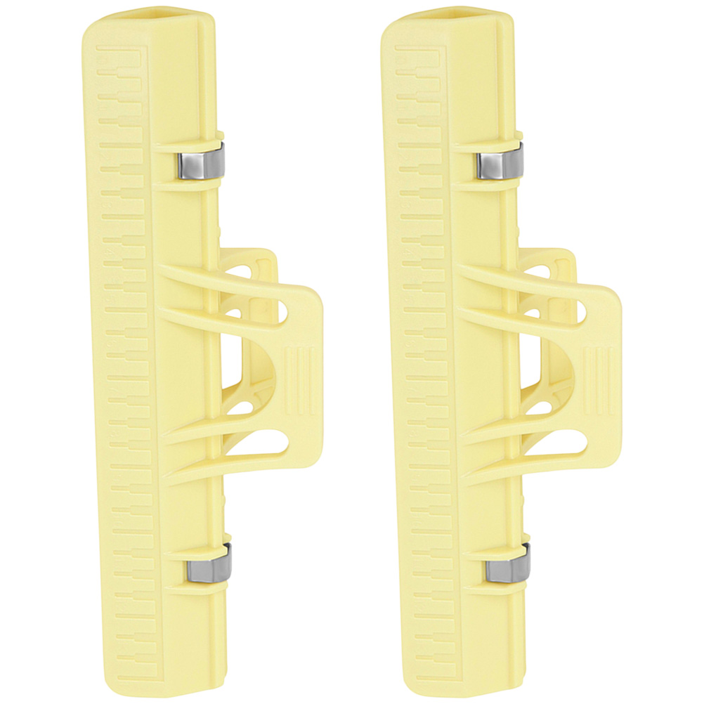 WORGEOUS 2 Pcs Sheet Music Clip Stands Extra Large Bulldog Clips Yellow