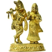 Royal Handicrafts Brass Radha Krishna Statue