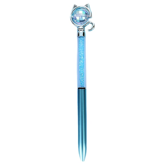 LYINGF 2ml Creative Cat Shaped Ballpoint Pen, Cute Interesting Design Smooth Writing Colorful Ink, for Business Travel Office Supplies, Novelty Pen, Gift Idea, Fun Writing Tool,Retractable