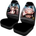 thumbnail image 5 of Uourmeti Axolotl Driving Flower Print Car Seat Covers Full Surround Car Seat Covers Full Set Easy to Install Comfortable Driving Breathable Fit for Truck Cars, 5 of 10