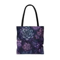 thumbnail image 2 of Tote Bag in  Purple Floral Pattern, 2 of 4