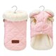 thumbnail image 1 of Warm Chihuahua Dog Cat Clothes Winter Fur Collar Small Dogs Puppy Coat Thick Cotton Pet Jacket Outfits Clothes for Small Dog Pug ShopWise Round, 1 of 8