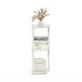 thumbnail image 3 of Furinno Turn-N-Tube 3-Tier Corner Display Rack Multipurpose Shelving Unit, White/White, 3 of 5