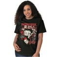 thumbnail image 5 of Kanji Style Betty Boop Beautiful Women's Graphic T Shirt Tees Brisco Brands X, 5 of 5