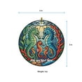 thumbnail image 4 of Seahorses Family of 5 Ornament – Custom Text Ornament to Celebrate First Christmas, Perfect for Parents, Kids or Couples, Christmas 2025, Gift for Families and Member, 4 of 4
