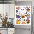 thumbnail image 2 of Dishwasher Magnet Cover Magnetic Fridge Door Cover Home Kitchen Decor Cartoon Ghost Pumpkin Bats 23"x 26", 2 of 6