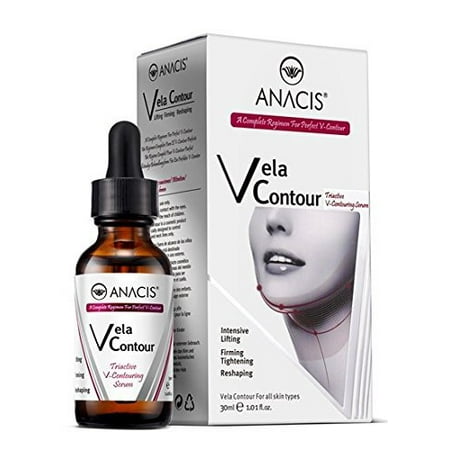 Neck Firming and Tightening Lifting V line Serum Double Chin Treatment Reducer. Vela Contour 30