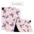 thumbnail image 1 of ELEHOLD iPad Pro 11" 2022/2021/2020/2018 iPad Air5/4 Flip Leather Case with Beautiful Butterflies Pattern Kickstand Auto Wake/Sleep Magnetic Shockproof Anti-Scratch Slim Case For iPad Pro 11,B, 1 of 6