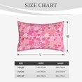 thumbnail image 4 of Daiia Love Pattern Bedding Waterproof Pillow Protector Zippered Queen – Bed Bug Proof Pillow Encasement-14"x20", 4 of 6