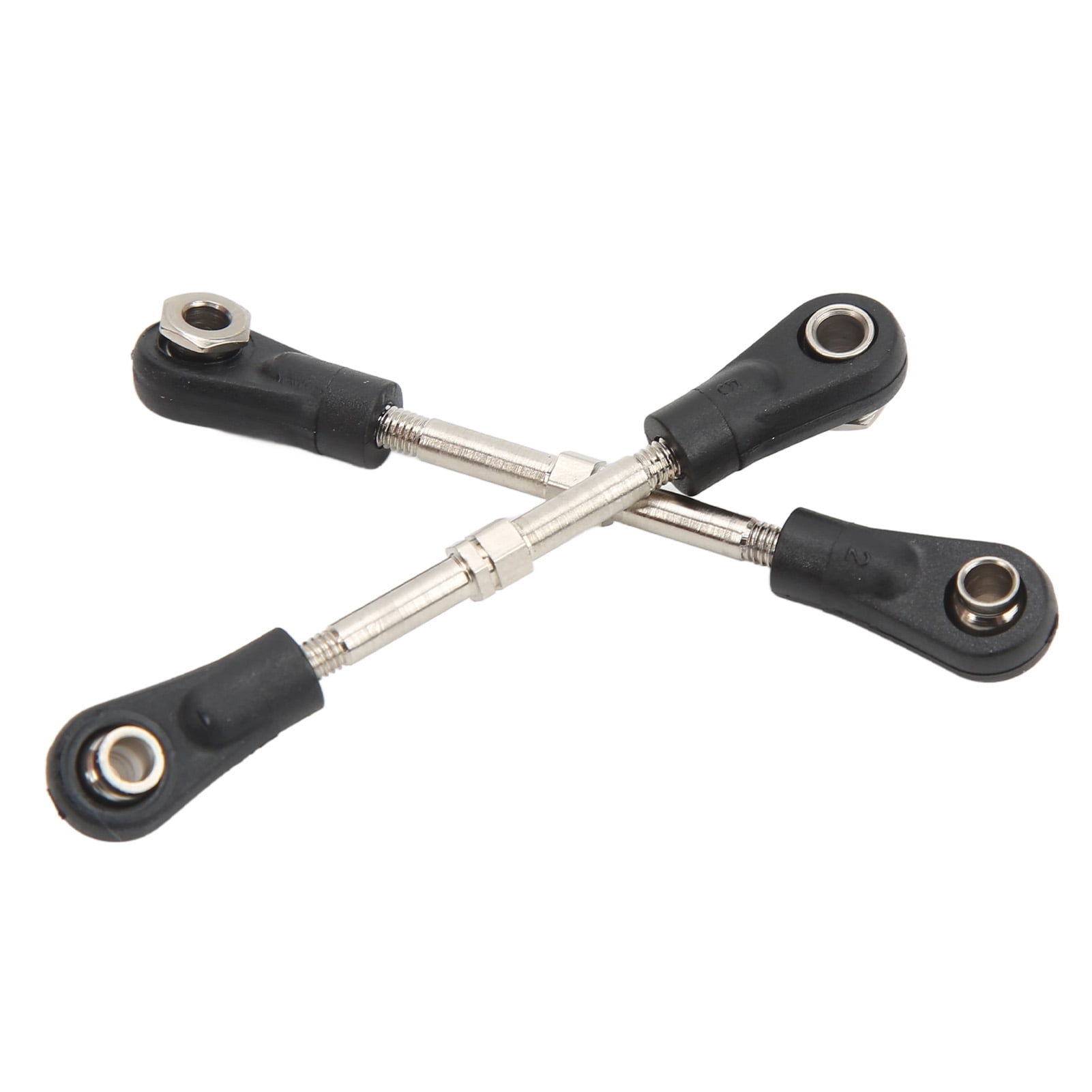 RC Car Steering Tie Rod, RC Steering Link Set Wearable For 1/10 Racing Vehicle