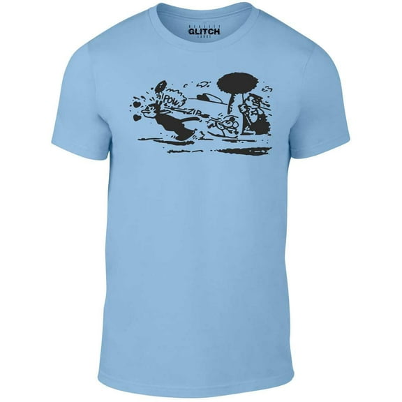 Reality Glitch Men's Krazy Cat T-Shirt Classic Movie Inspired Retro