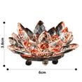 thumbnail image 5 of 60mmkvartskristalllotusblommahantverkglasfigurergåvaRed, 5 of 5