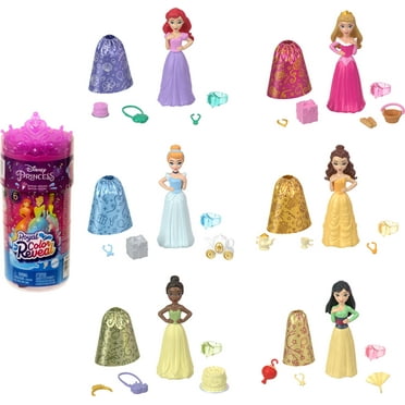 Disney Princess Color Reveal Dolls with 6 Surprises, Party Series