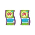 thumbnail image 4 of 3M Scotch-Brite Stay Clean Scrubbers Easy Hold Non Stick Scratch Sponge Purple, 2 Packs of 2, 4 of 9