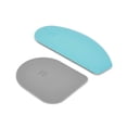 thumbnail image 1 of Juego de 2 raspadores KitchenAid Gourmet, color azul turquesa y gris tormenta, 1 of 6