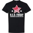thumbnail image 3 of Inktastic Red Friday Remembering Everyone Deployed with Red American Flag T-Shirt, 3 of 5