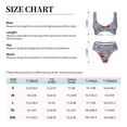 thumbnail image 6 of Daiia Starfish Navy Blue Stripe Women's Bikini Set Two Piece Swimsuit High Waisted Bikini Adjustable Straps Bikini Perfect for Beach, Pool, and Summer Vacation-XX-Large, 6 of 9