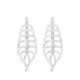 thumbnail image 1 of Pendientes colgantes de gota con bor bnca con de imitación de cristal para mujer Zulema Pendientes, 1 of 5