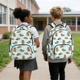 thumbnail image 2 of Jeiento Capybara Boys School Backpack Set 4-Piece 17 Inch Lunch Bag Pencil Case Water Bottle Holder Lightweight Large Capacity for Kids Teenagers Elementary Middle School Students, Blue, 2 of 7
