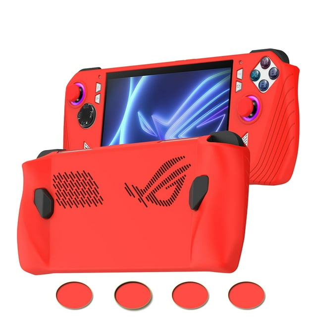 Étui en Silicone avec Manchon de Protection pour ROG Ally, Housse Souple Protectrice pour Console de Jeu ROG Ally, Étui Antichoc avec Protection Complète