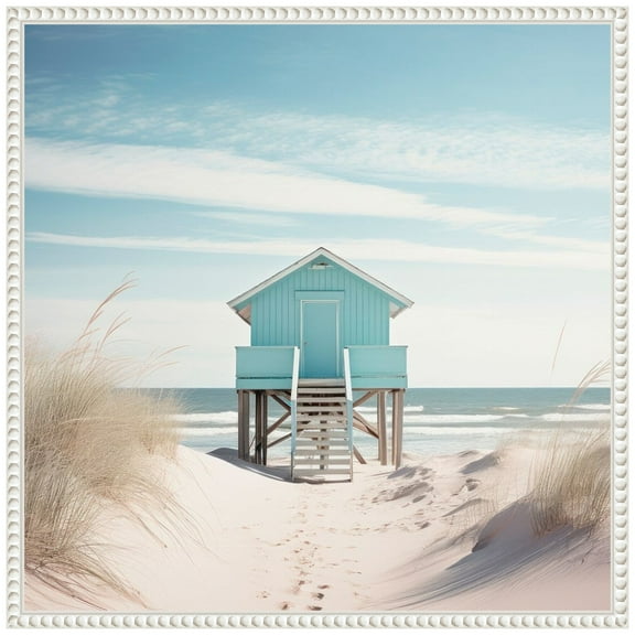 Amanti Art Coastal Lookout Framed Canvas Wall Art Print