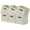 Beige, variant on DECOMOMO Fabric Storage Bin | Cube Storage Bin | Closet Organizers | Set of 6, Beige