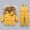 01 Yellow, variant on Hicidod Snow Suit for Kids Thicken Winter Warm Toddler Snowsuit Fashion Solid Color Windproof Bib Ski Snow Pant Coat