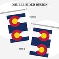 thumbnail image 2 of House Flag Colorado-Texas-Flag Garden Flag Decorative House Yard Double Sided Flag For Decoration (2x3ft), 2 of 7