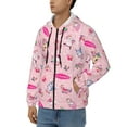 thumbnail image 2 of Lsque Sanrio for Mens Full-zip Hoodie, Zip-up Pullover Hooded Sweatshirt, Kangaroo Pocket Hoodie Ideal for Daily Wear, Travel, and Home-Medium, 2 of 8