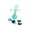 Blue, variant on Feather Hanging Door Cat Toy with Glowing Elastic Ball and Bouncing String for Interactive Play