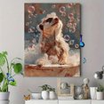 thumbnail image 4 of Cute Meerkat Bubble Bath Canvas Print, Funny Animal Bathroom Art, Colorful Whimsical Room Wall Decor, 4 of 8